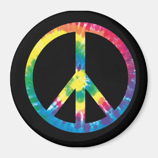 Imã Tie dye peace sign imnet