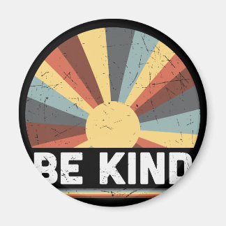 Imã Tie Dye Peace Symbol Hippie Be Kind