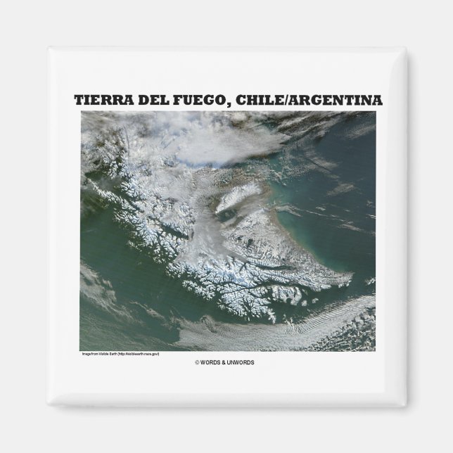 Imã Tierra Del Fuego Chile/Argentina (Picture Earth) (Frente)