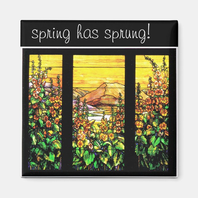 Imã Tiffany - Magneta De Vidro Estreita (Frente)