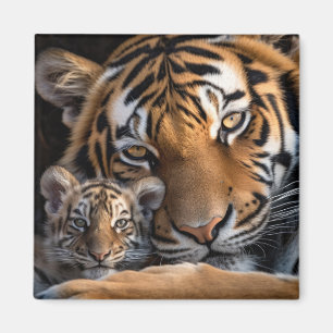 Imã Tiger Animal Wilderness Beauness Freedom Love