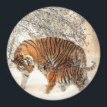 Imã Tiger e seu ímã<br><div class="desc">Adicione algum caráter ao seu frigorífico com um dos nossos designs! Perfeito para qualquer grande amante de gatos!</div>