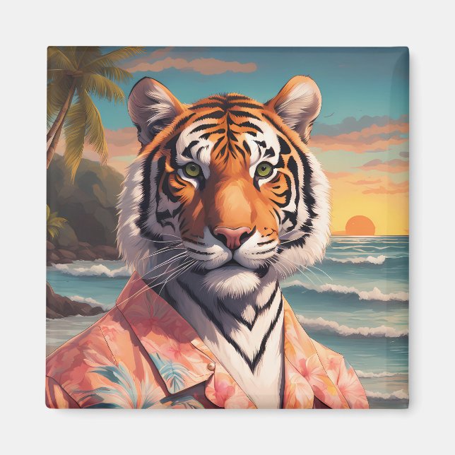Imã Tiger Holiday (Frente)