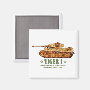 Imã Tiger I Guerra Mundial 2 Panzer Alemão de Tanque P
