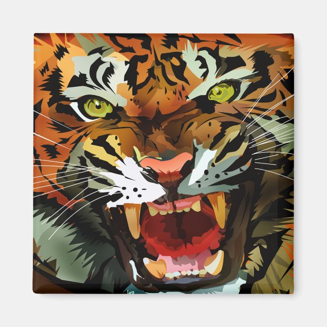 Imã Tiger Roar (Frente)