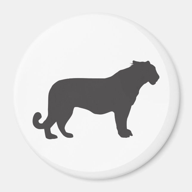 Imã Tiger Silhouette (Frente)