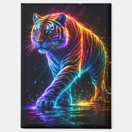 Imã Tigermagnet in Neonfarben