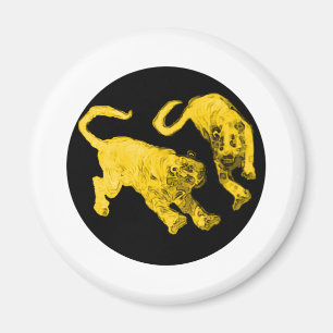 Imã Tigers jGibney O MUSEUM Zazzle