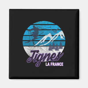 Imã Tignes França Alpes franceses Ski Resort Snowboard