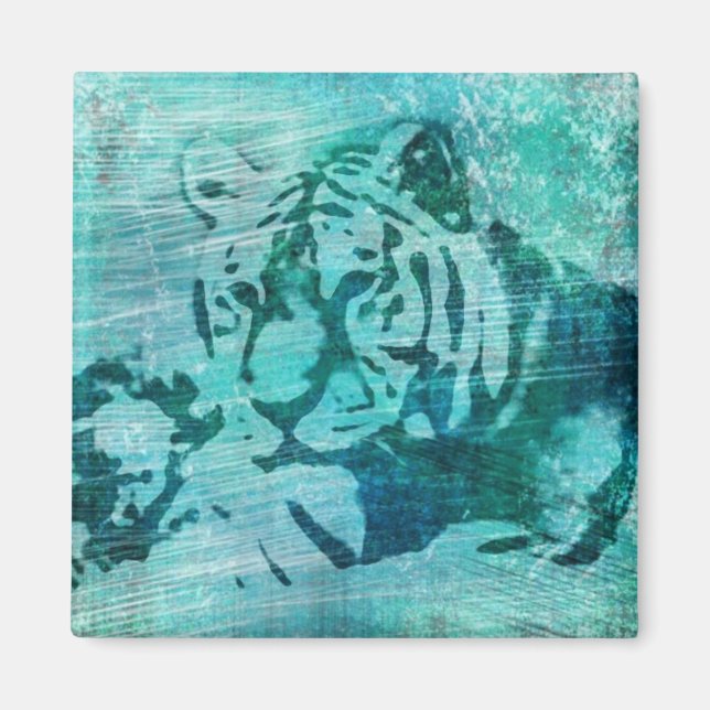 Imã Tigre Azul (Frente)