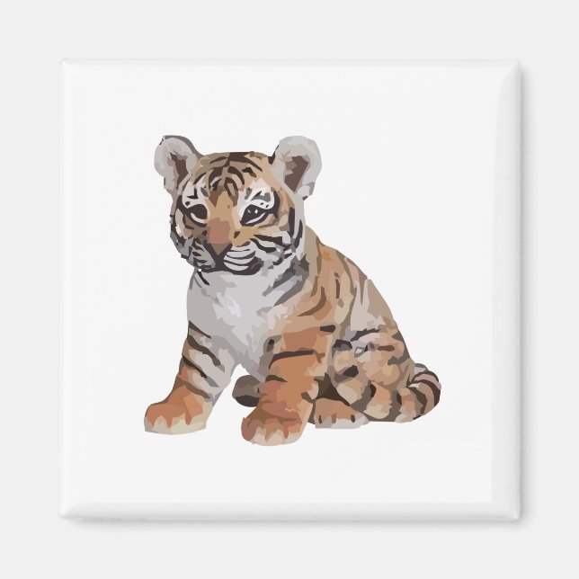 Imã Tigre bebê (Frente)