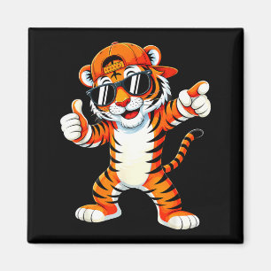 Imã Tigre com óculos de sol tigre animal tigre homens