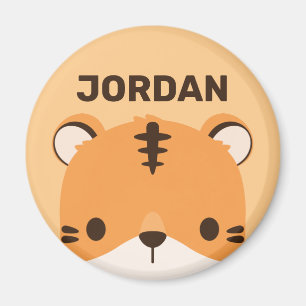 Imã Tigre de Cuta com Nome Personalizado