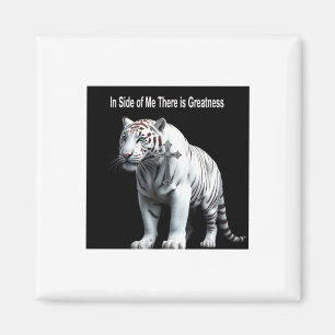 Imã Tigre - Dentro de Mim Há Grandeza Adesivo