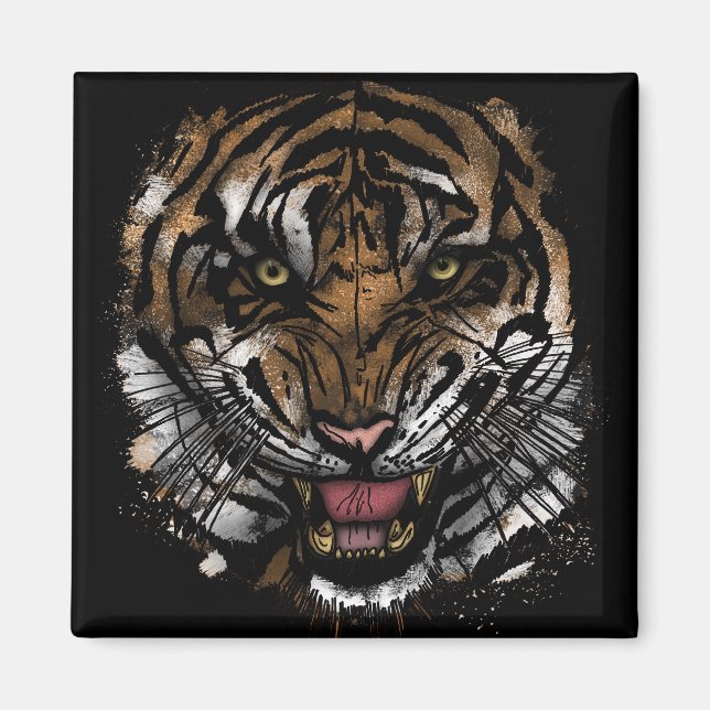 Imã Tigre Face (Frente)