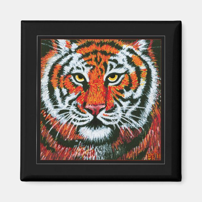 Imã Tigre Face (Frente)