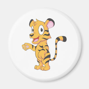 Imã Tigre feliz Cub do bebê