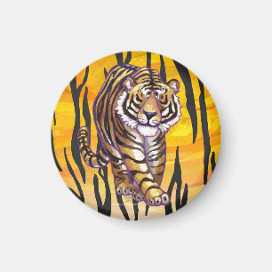 Imã Tigre Laranja e Preto Selvagem