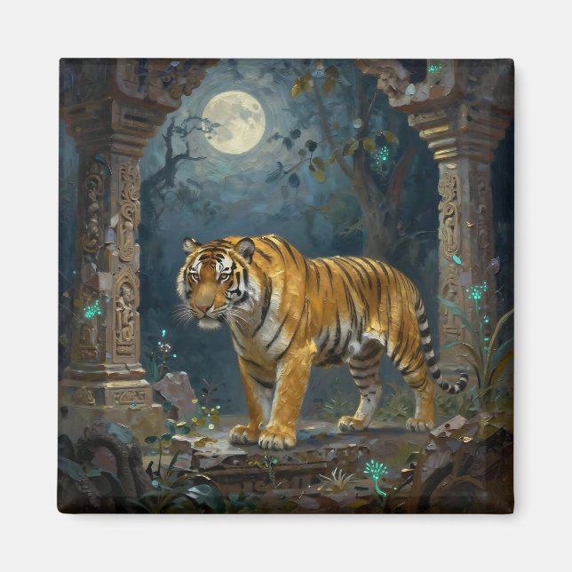 Imã Tigre nas Dunas Antigas sob a Lua Cheia (Frente)