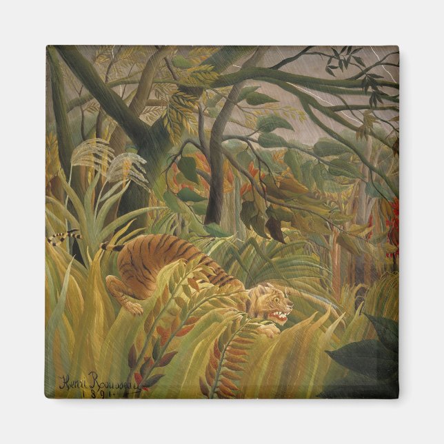 Imã Tigre surpreendido em uma tempestade tropical (Frente)