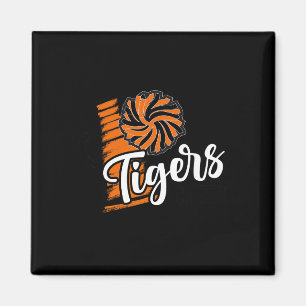 Imã Tigres Torcem Laranja Preto Escola de Torcida Espí