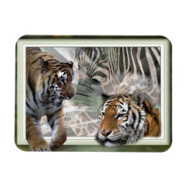 Ímã Tigres, Zebra, Girafa, Selva Primitiva