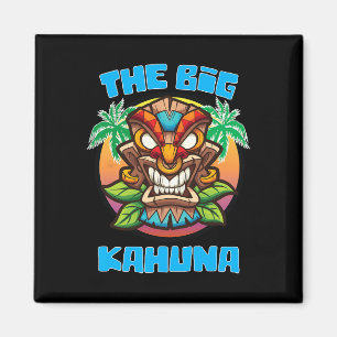 Imã Tiki Big Kahuna Divertido Havaiano Dia dos Pais Fé
