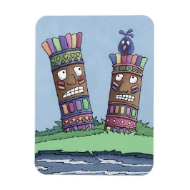 Ímã Tiki Bird Plum Magnet