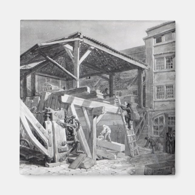 Imã Timber Yard, Finsbury, 1825 (Frente)