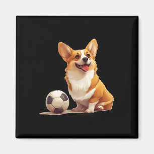 Imã Time de Futebol de Corgi Ll Esporte Equipe Animal