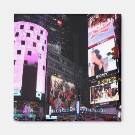 Imã Times Square em Nova Iorque (rosa)