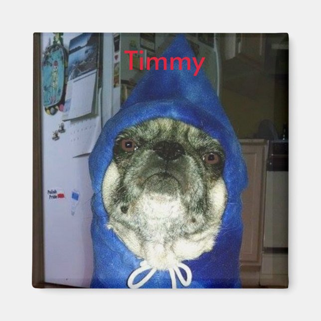 Imã Timmy Hoodie Magnet (Frente)