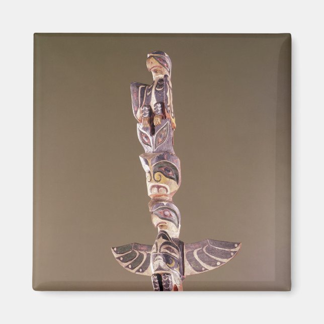 Imã Tinglit Bird Clan totem pole (Frente)