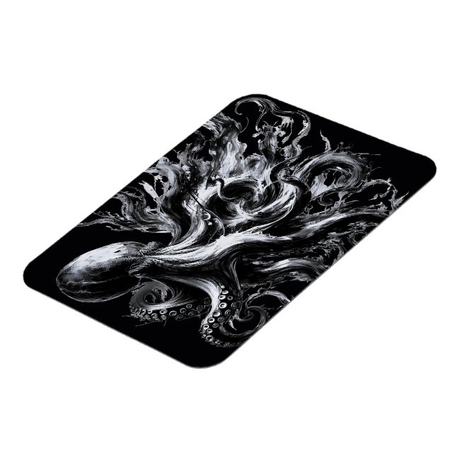Ímã Tinta Abstrata Fluido Polvo Kraken (Left Side)