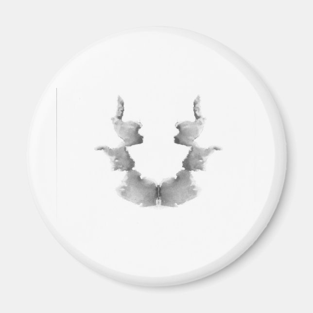 Imã Tinta de teste de Rorschach Plate 7 Cabeças (Frente)