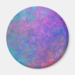 Imã Tinta em Álcool Arco-Íris, Abstrato brilhante Co