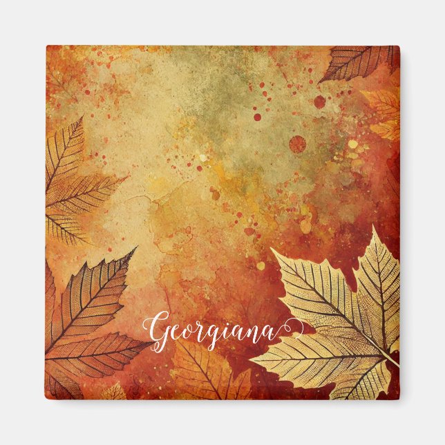 Imã Tinta russa isolada automática do Ouro personaliza (Frente)