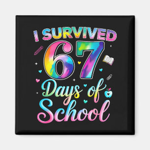Imã Tinta Tie Sobrevivi 67 Dias De Escola Engraçado Se