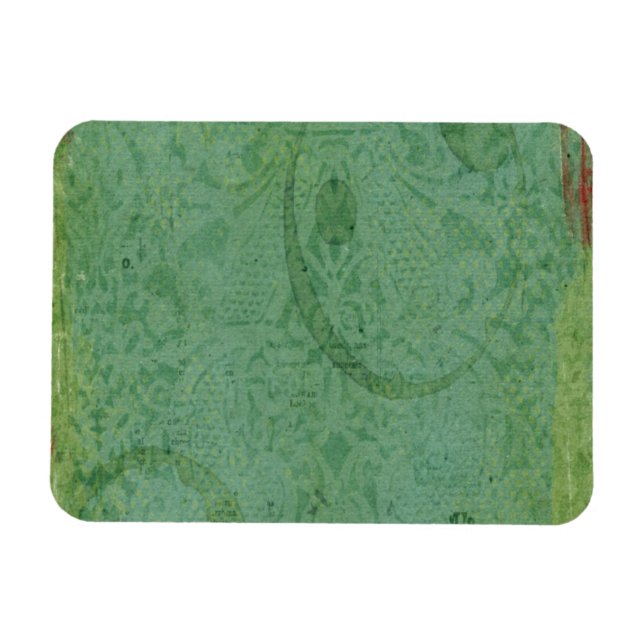 Ímã Tinta vermelha e verde no Abstrato do Wallpaper Vi (Horizontal)