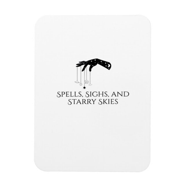 Ímã Tinta Whimsigoth – Florestas Místicas, Luas & Magi (Vertical)