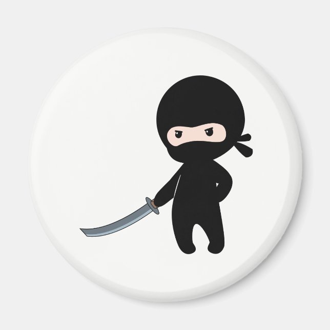 Imã Tiny Angry Ninja (Frente)