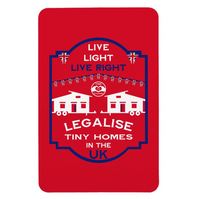Ímã Tiny House UK (Vertical)
