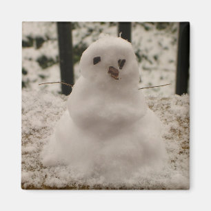 Imã Tiny Snowman Magnet