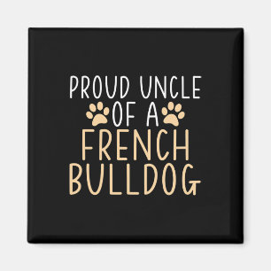 Imã Tio De Um Bulldog Francês Tio Francês