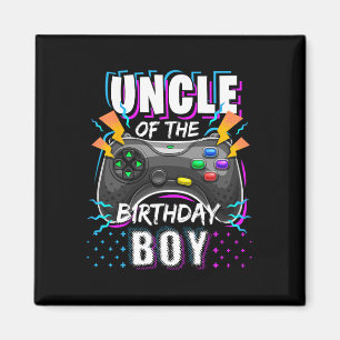 Imã Tio Do Aniversário Jogo De Vídeo Correspondente
