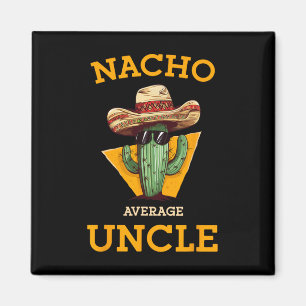 Imã Tio Nacho Médio Tio Mexicano Engraçado Cactus Cin