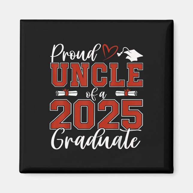 Imã Tio Orgulhoso De Um Formando Da Turma De 2025 Form (Frente)