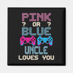 Imã Tio Rosa ou Azul Ama Você Jogo Revelação de Sexo