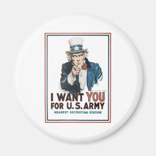 Imã Tio Sam "Eu quero você!"
