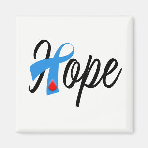 Imã Tipo 1 Diabetes Azul Fita de Sensibilização HOPE